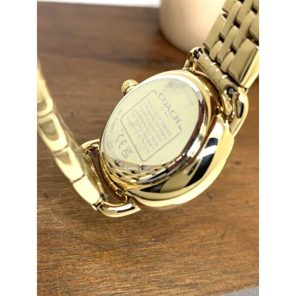 Coach Women\'s Watch 14504445 Elliot Quartz Red Dial Gold Stainless Steel 28mm main image 6